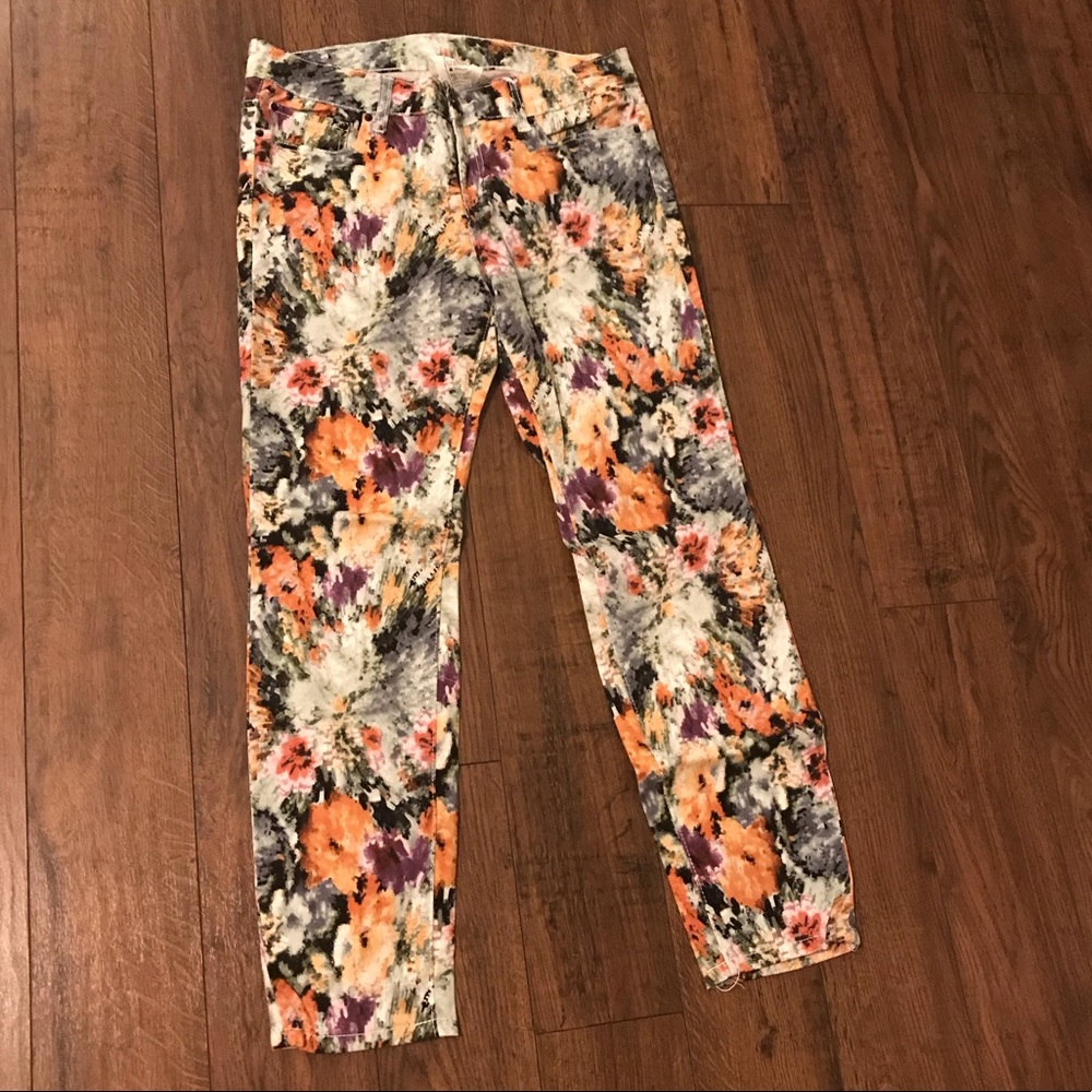 Philosophy funky skinny jean pants
